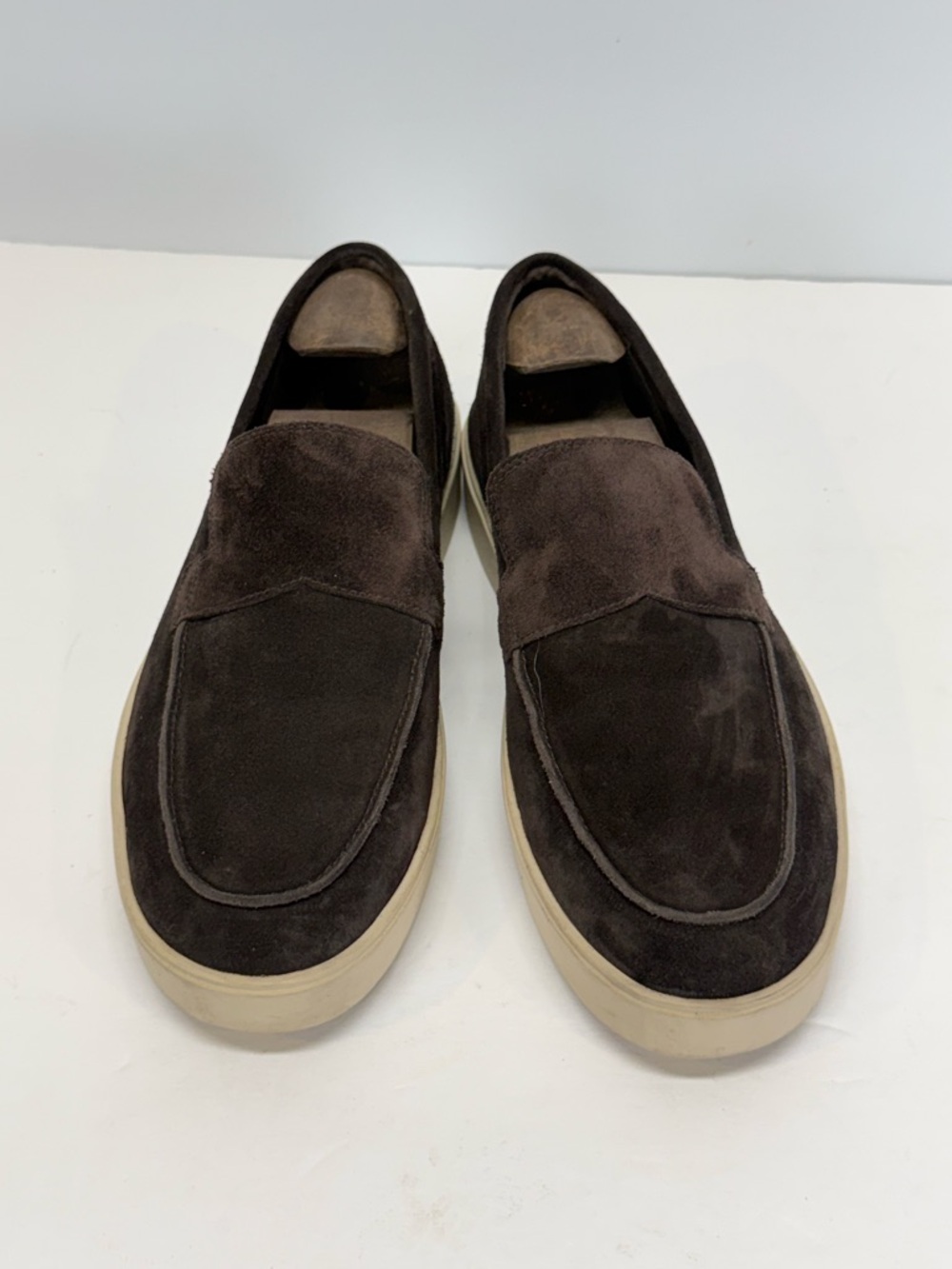 VINCE Men's Brown Suede TOREN Slip-On Loafers size 9.